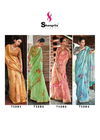 Shangrila Apsara Sequins New Party Wear Linen Latest Saree Collection